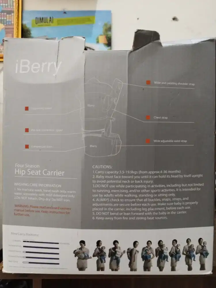 iBerry Hip Seat Carrier