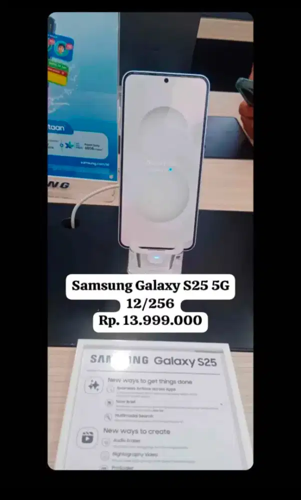 SAMSUNG GALAXY S25 5G 12/256GB GARANSI RESMI SEIN SAMSUNG!!