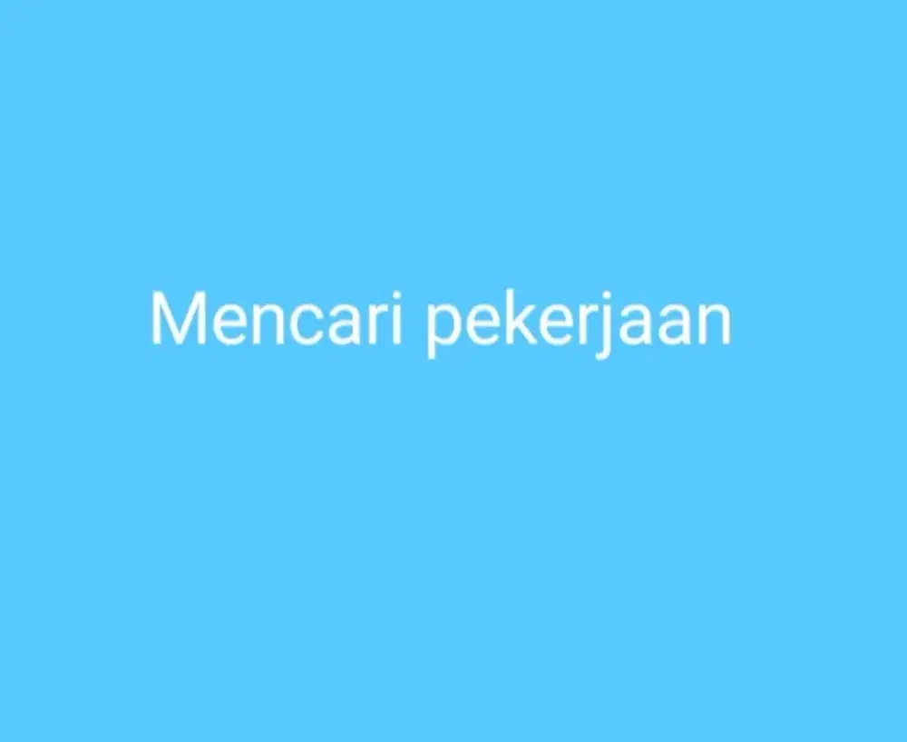 cari pekerjaan smk