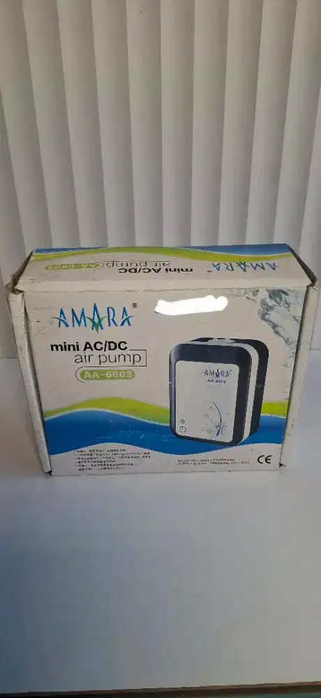 Pompa Udara AC/DC Mini Amara AA-660 untuk aquarium