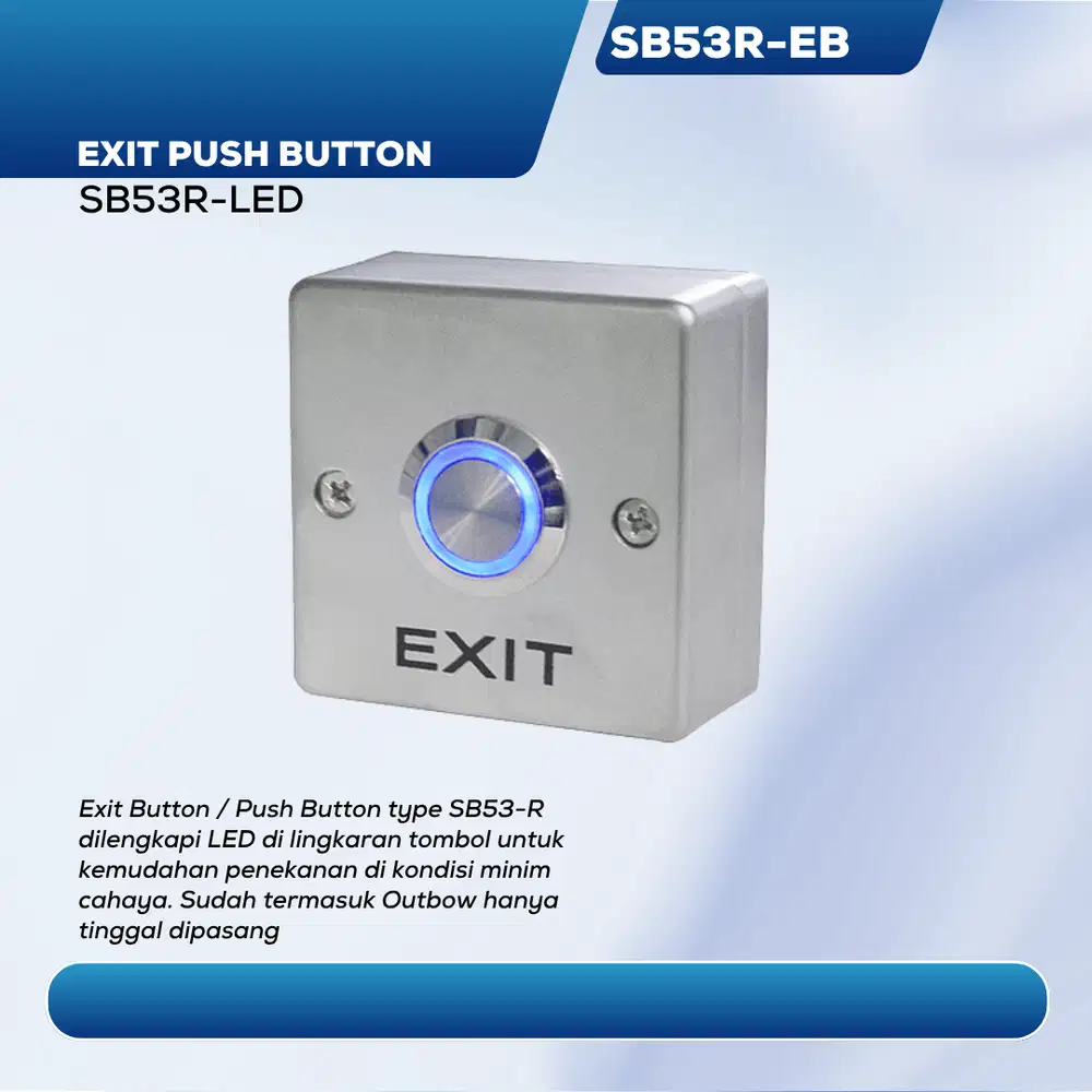 TOMBOL EMERGENCY EXIT LED