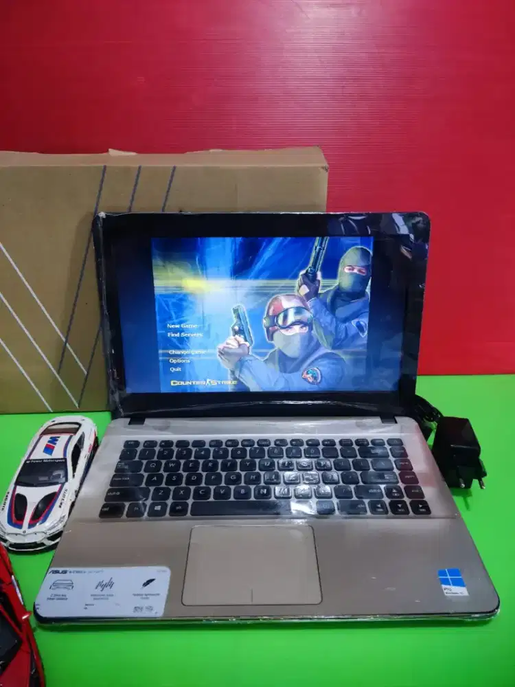 [lengkap box] Laptop Asus Vivobook X414NA Intel Ram 4Gb/Ssd 256Gb Oke
