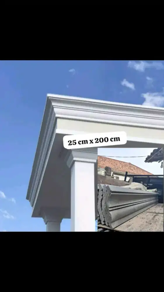 Lisplang beton profil instan