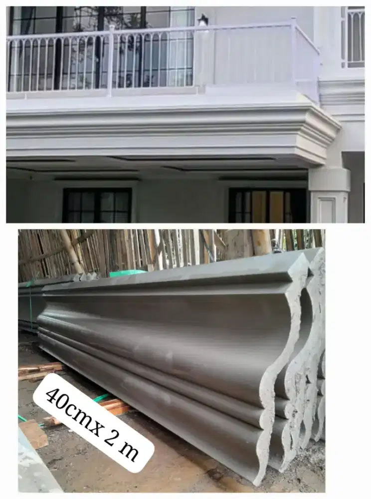 Lisplang beton profil instan