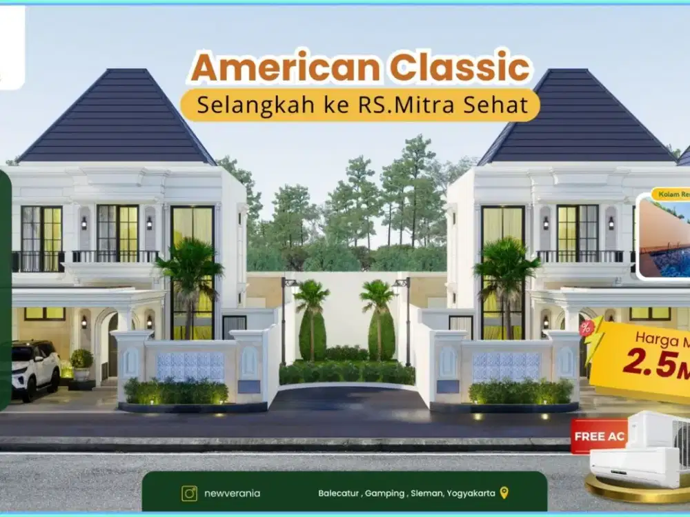 HUNIAN MEWAH YOGYAKARTA DALAM CLUSTER PREMIUM DEKAT MUTIARA WATERPARK JL WATES