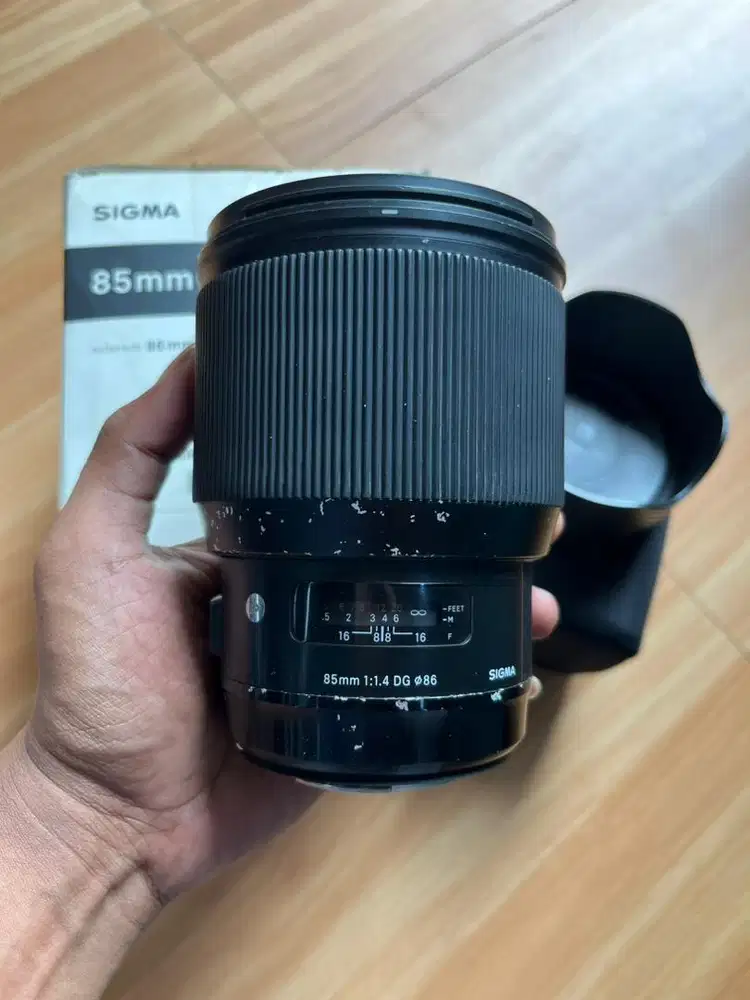 Dijual lensa Sigma Art 85mm F1.4 for canon gokus mantap