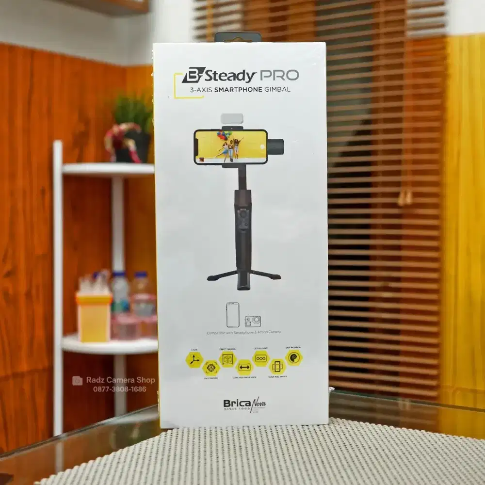 Bsteady Pro 3-Axis Smartphone Gimbal BARU SEGEL