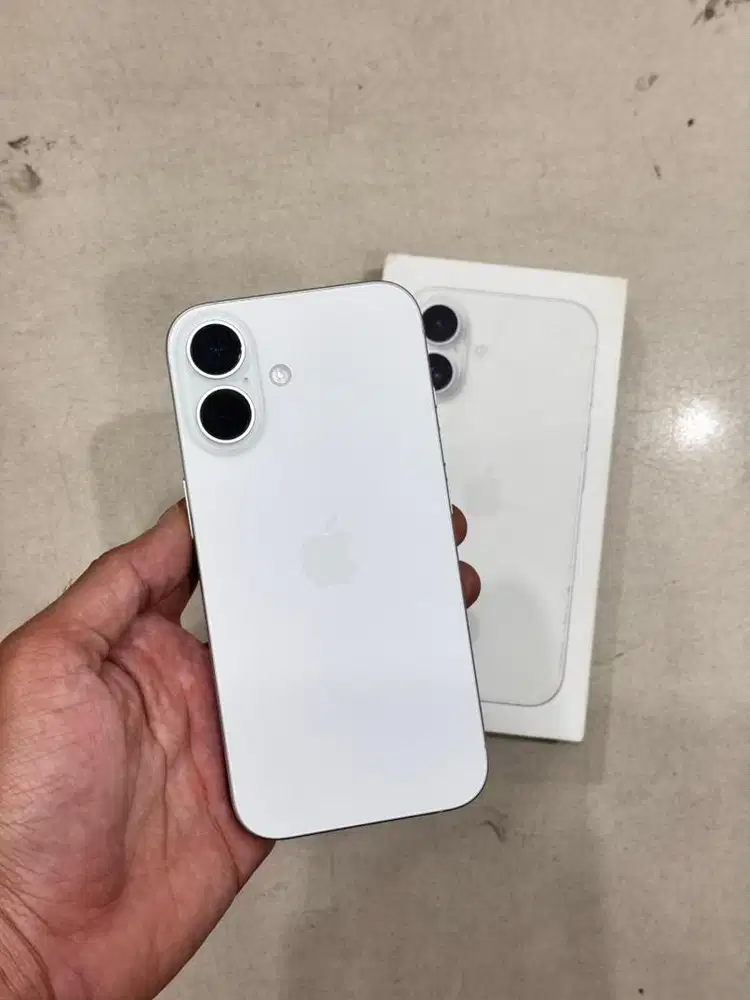 iphone 16 128gb white dual sim resmi bea cukai