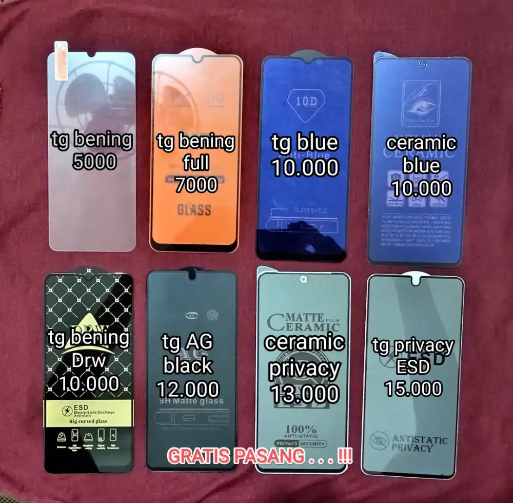 JUAL TAMPERGLASS