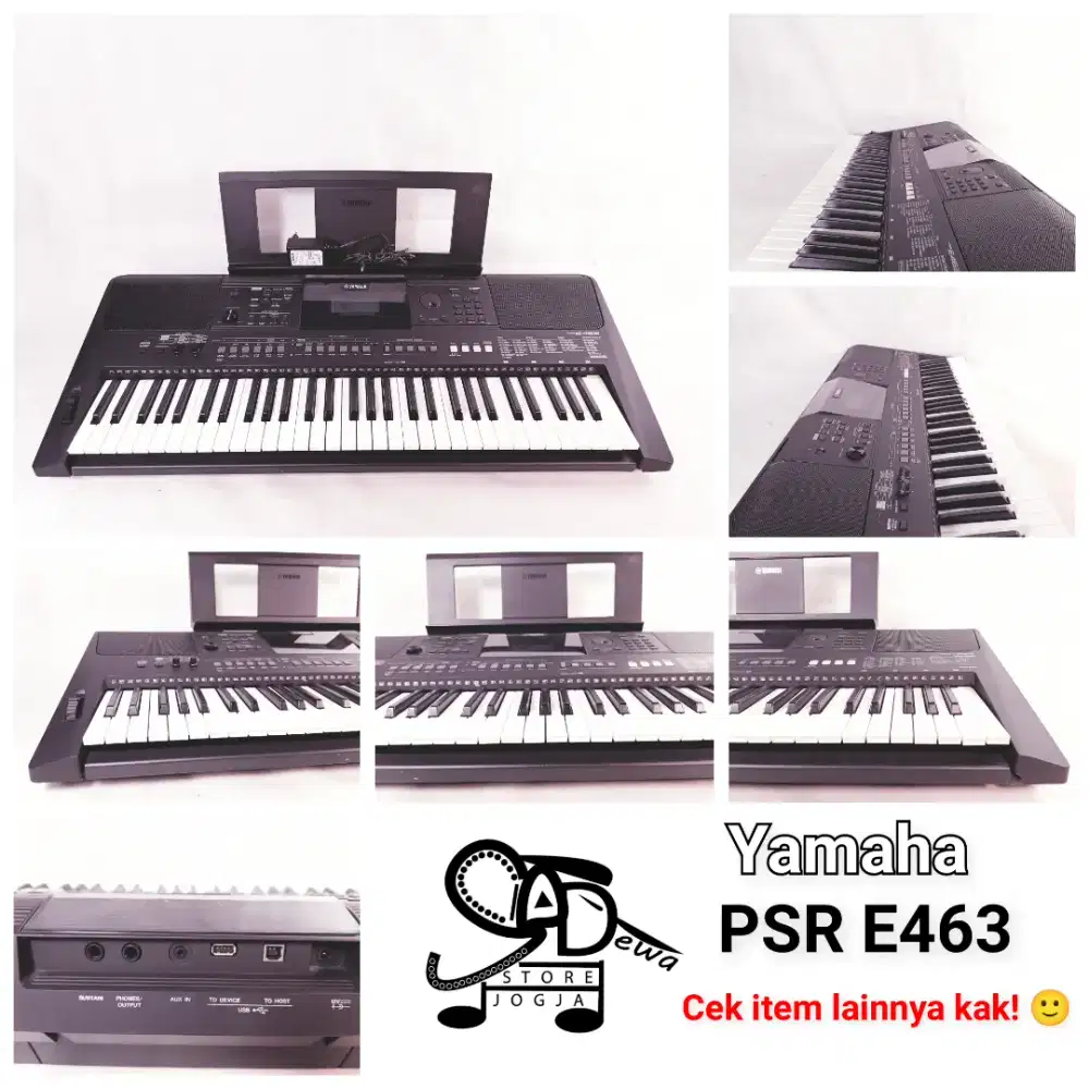 YAMAHA PSR E436 PSR-E436 KEYBOARD E 436 USB FLASHDISK no piano digital