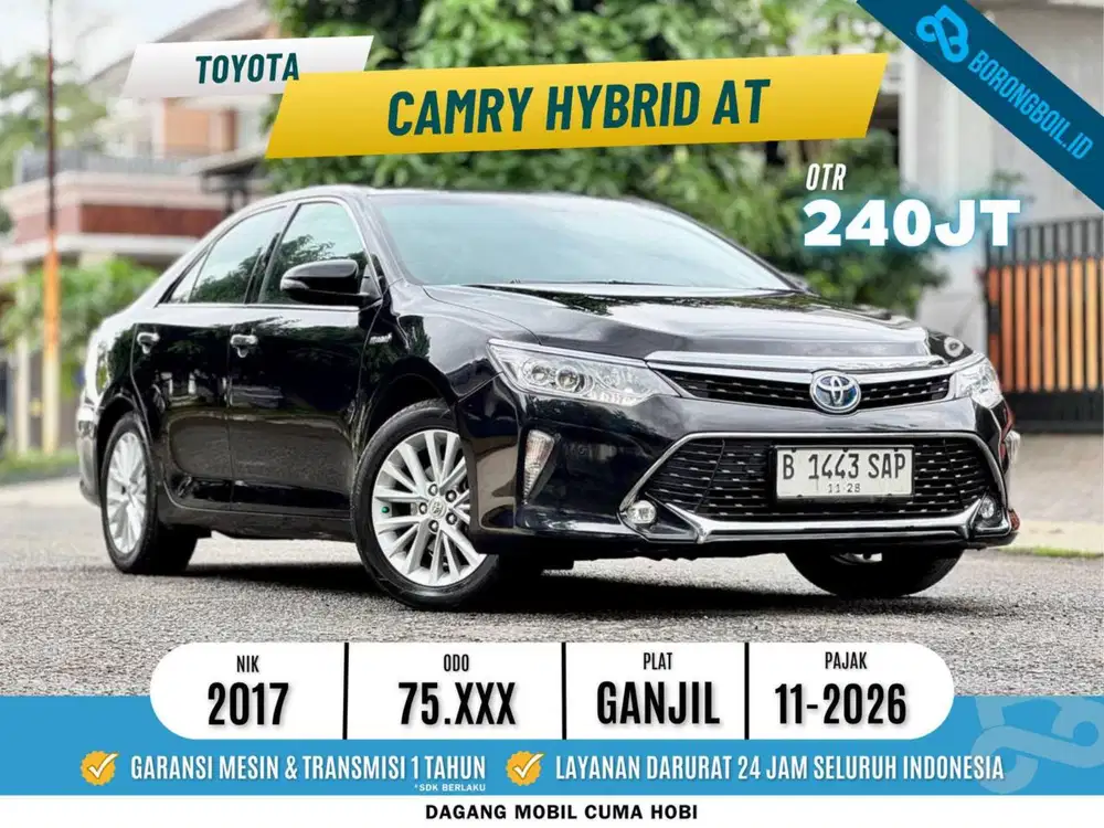 Toyota Camry Hybrid 2017 Hitam