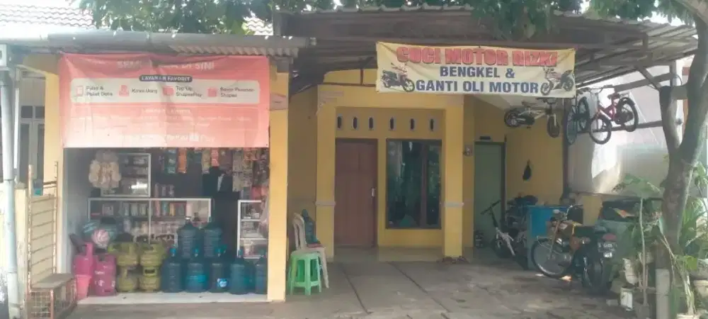 Di jual rumah bebas banjir jalan depan lebar