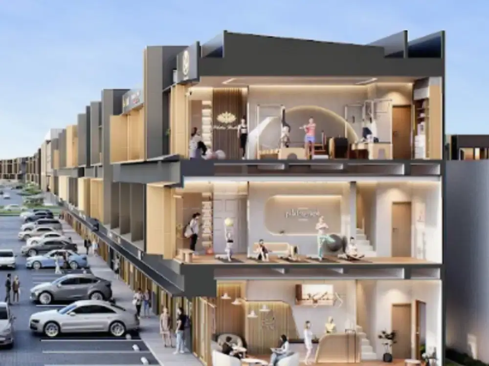 RUKO EXQUISE BSD CITY LOKASI STRATEGIS COCOK UNTUK SEGALA BISNIS