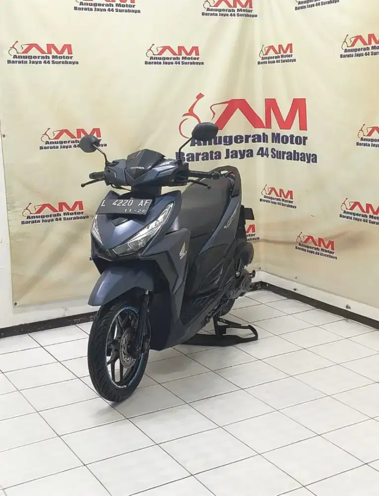 Ready Honda Vario 150 Exl Tahun 2016 biru doff