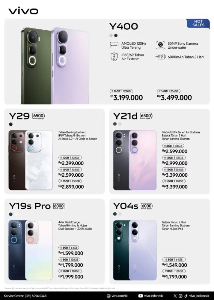 Vivo all tipe readystock