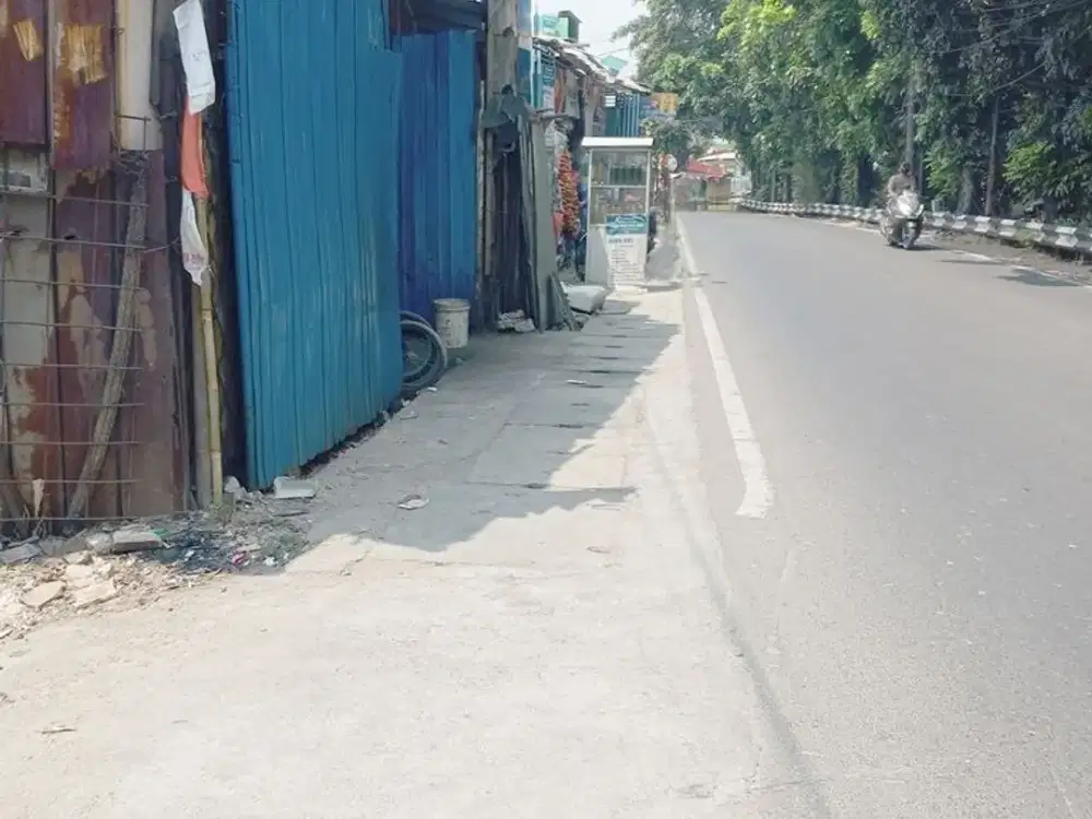 Dijual Sebidang Tanah + Bangunan di Jalan Raya Pondok Randu Duri Kosambi Cengkareng Jakarta Barat