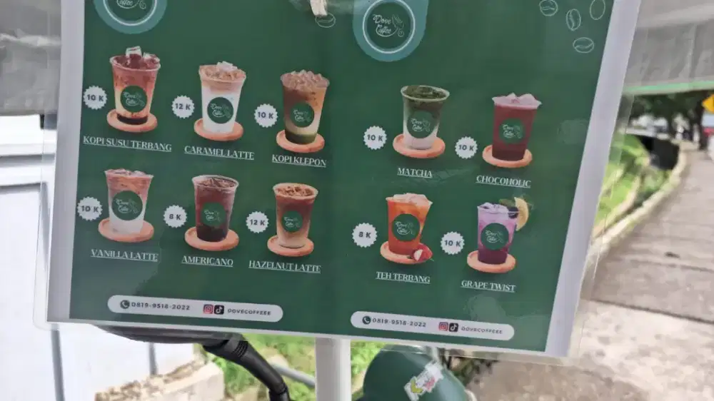 Jual minuman Dove cofee