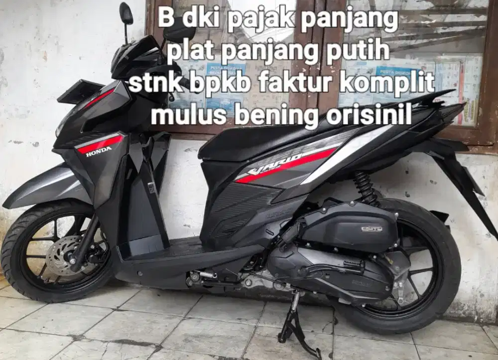 Honda Vario 125 led 2017 cbs iss indailing stop cw asli abu2 B dki