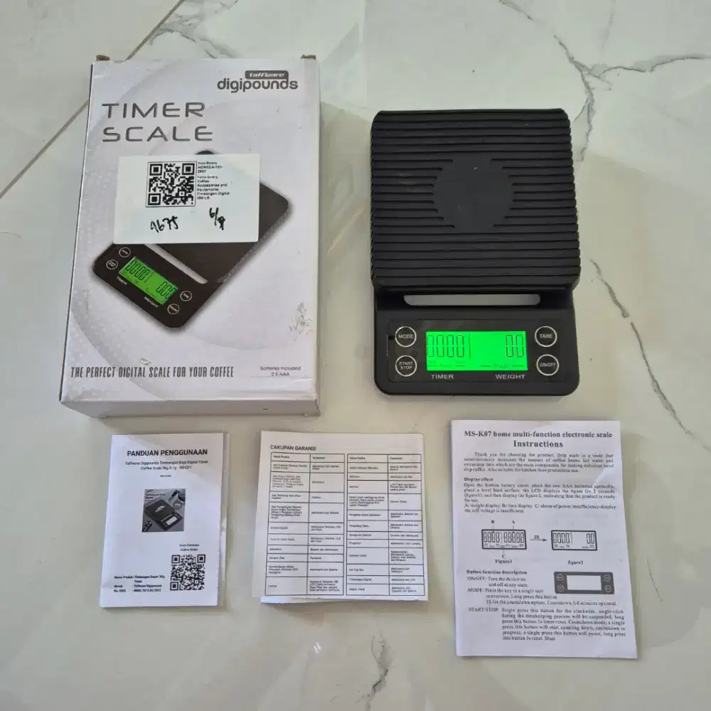 Taffware Digipounds NF-CF1 Timbangan Kopi. Like New. Fullset