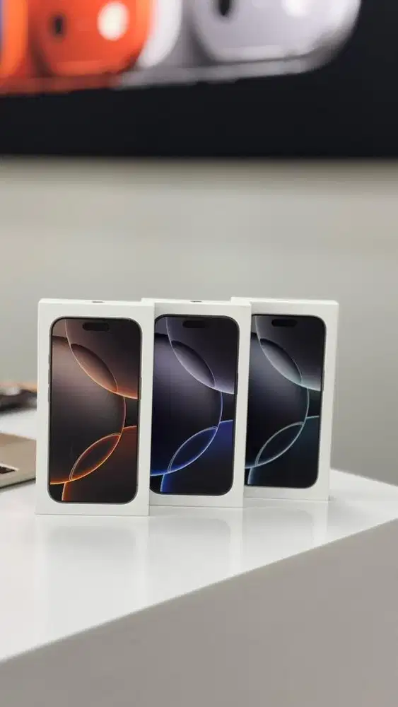 iPhone 16 pro 128 gb dessert new garansi ibox 12 bulan