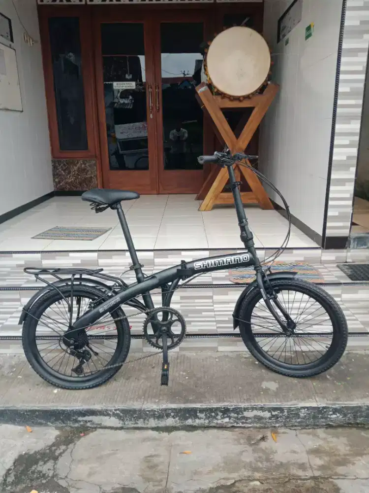 Sepeda Lipat BASIC EXOTIC 7 SPEED CUSTOM BAGUS UK20 SIAP PAKE BSA NEGO
