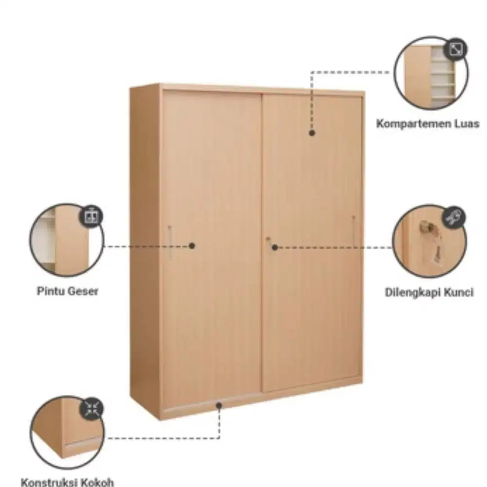 Archy Lemari Pakaian 2 Pintu