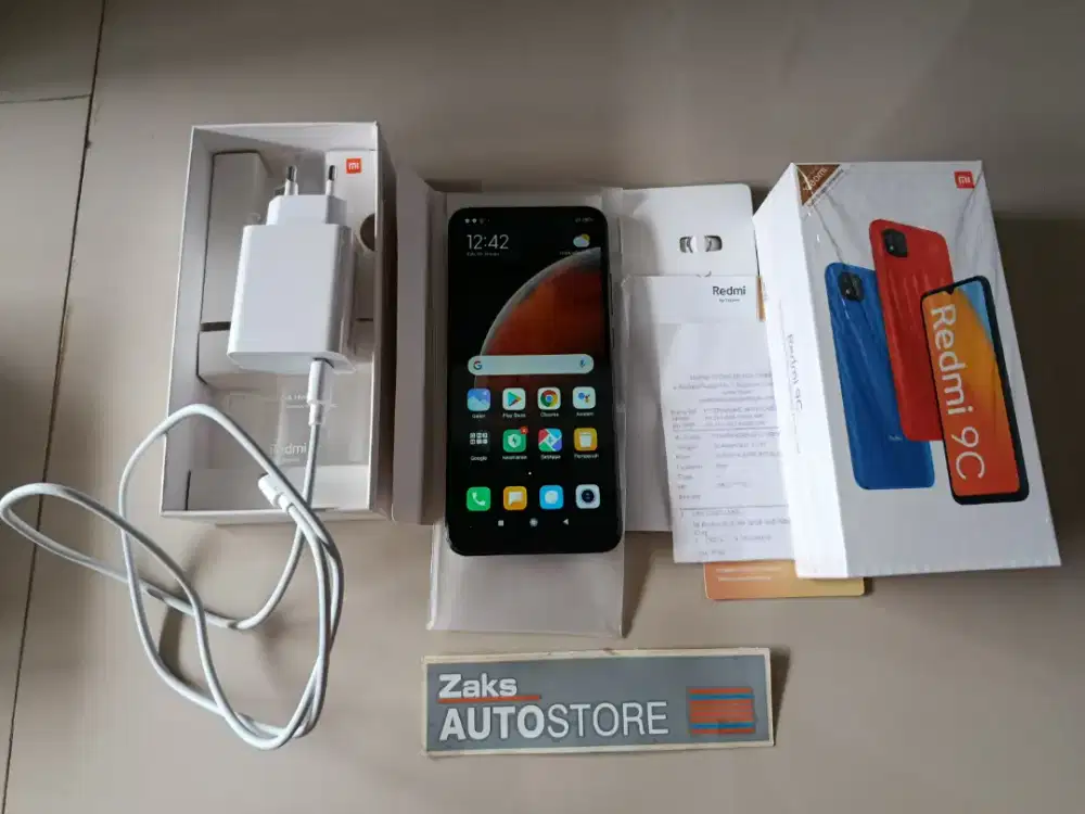 HP Xiaomi Redmi 9C RAM 3GB ROM 32GB Komplit Mulus Normal