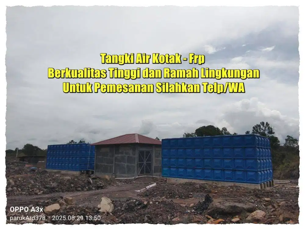 Tangki Panel - Roof tank - Panel Tank - Tangki Air - Tangki FRP