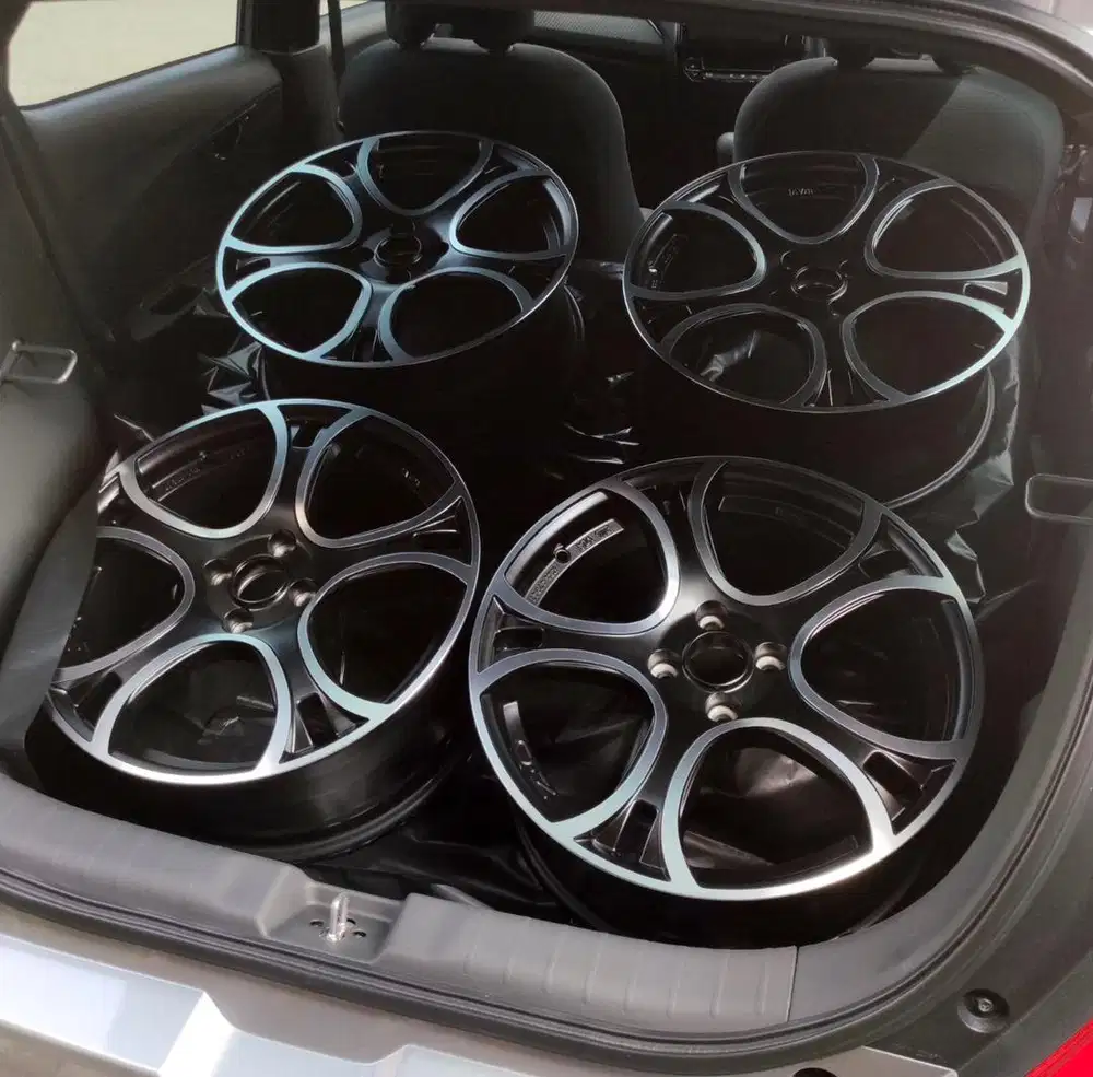 Original OZ Wave R17 lebar 7 lubang 4x100 offset +42