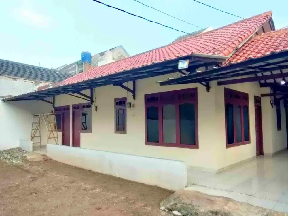 Rumah Halaman Luas Bonus Kontrakan 2 Pintu Di Radar Auri Dekat Tol & LRT Cibubur