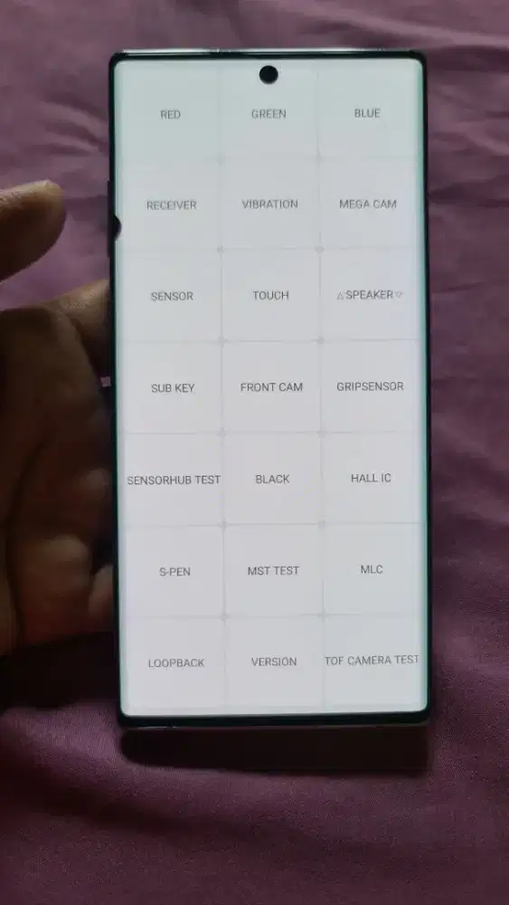 Samsung note 10 plus sein ram 12/512 fullser