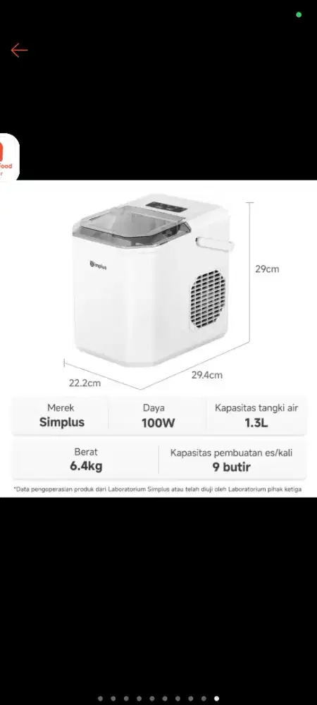 Pembuat esbatu merk Simplus