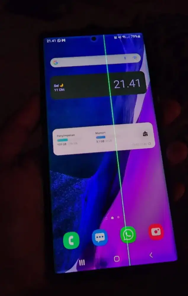 Murah hp Samsung S20 8/128 lkp, layar garis 1baris