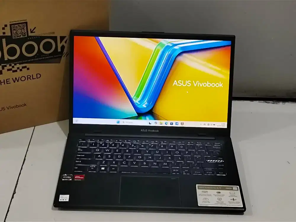 Asus vivobook go e1404fa amd Ryzen 5-7520u fulset garansi resmi