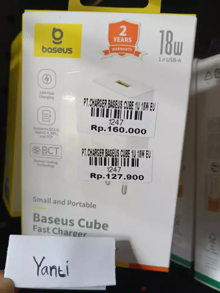 CHARGER BASEUS CUBE 1U 18W EU | ATLANTIS DAHSYAT