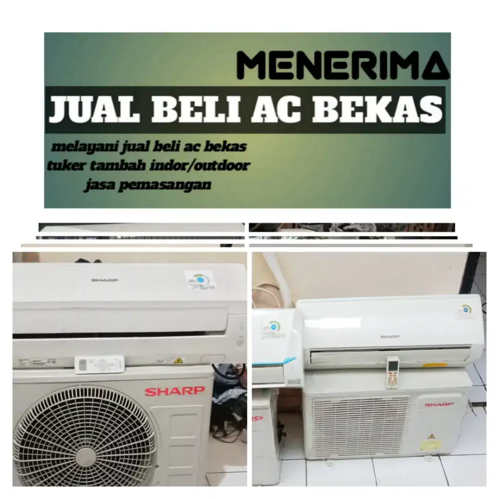 Terima ac bekas rusak