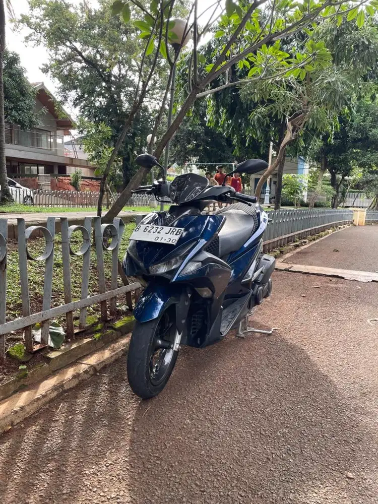 Yamaha Aerox 155 2019 Biru Keyless