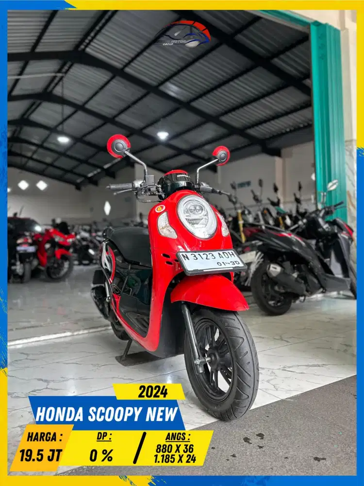 HONDA SCOOPY NEW 2024 NDANG PANTAU MASZEHH HIKMAH MOTOR KEPUH MALANG