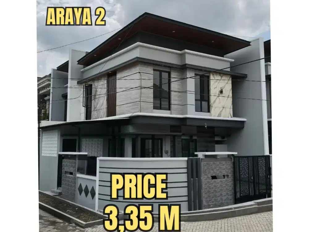‼️BARU GRESS‼️RUMAH HOOK MINIMALIS ARAYA TAHAP 2 GALAXY BUMI PERMAI SURABAYA TIMUR. ROW JALAN KEMBAR