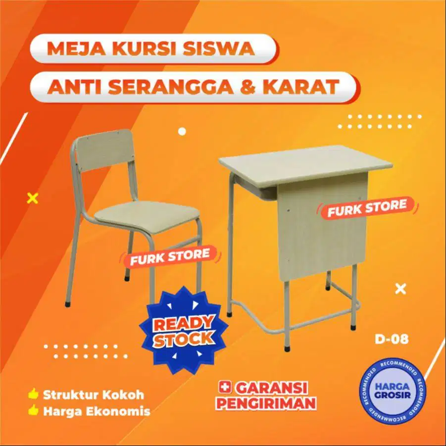 Meja Belajar Sekolah Tipe D08 – kursi meja sekolah | meja kursi sekola