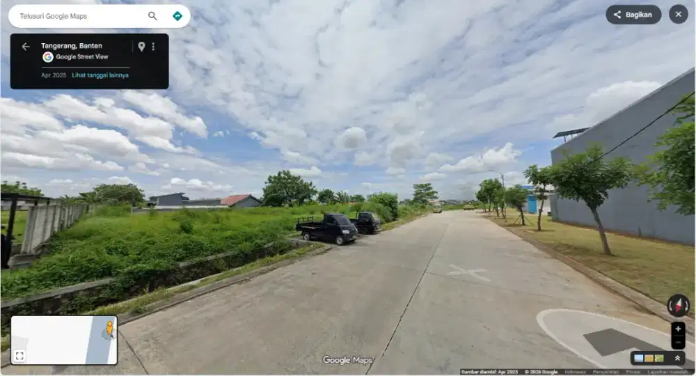 Disewakan Tanah Kosong Pergudangan Aeropolis Tangerang sebelah Bandara