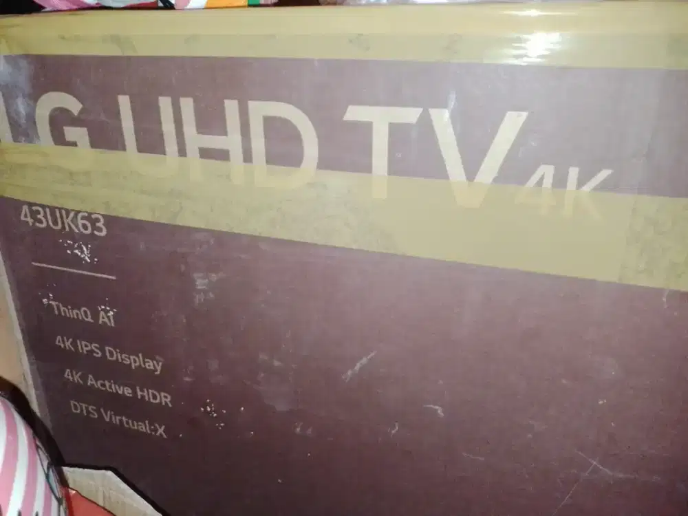 Jual smart tv merek LG ukuran 43 inc