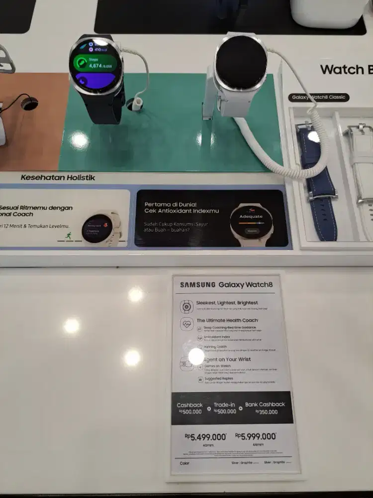 PROMO GALAXY WATCH 8 SERIES , GARANSI RESMI & PROMO CICILAN 0%