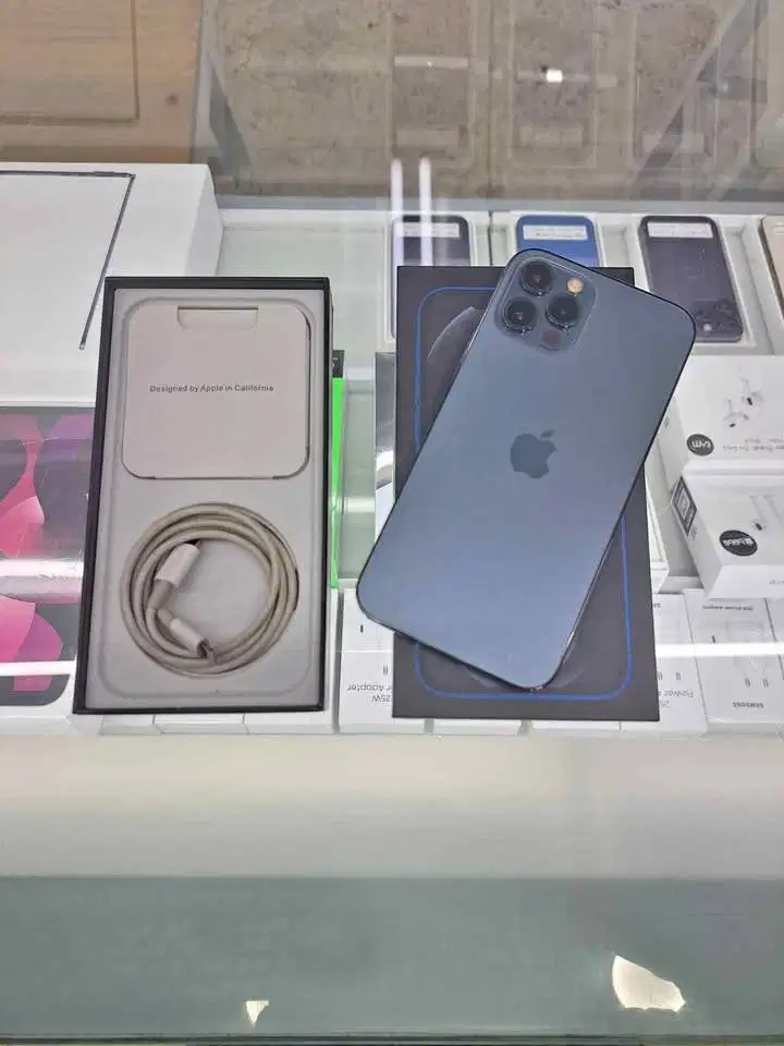 Second IPhone 12 Pro 256GB Pacific Blue Ex Inter All Operator Mulus