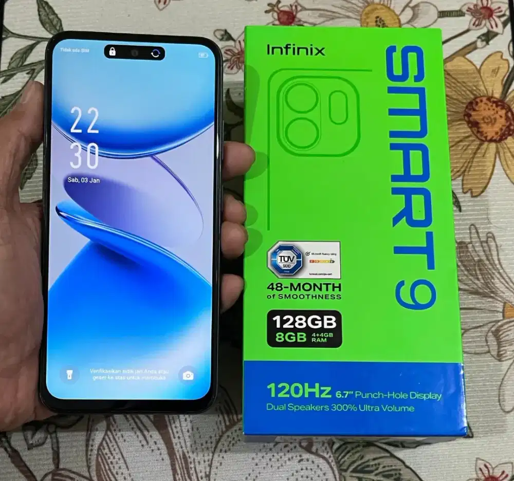 Infinix smart 9 
4+4/128