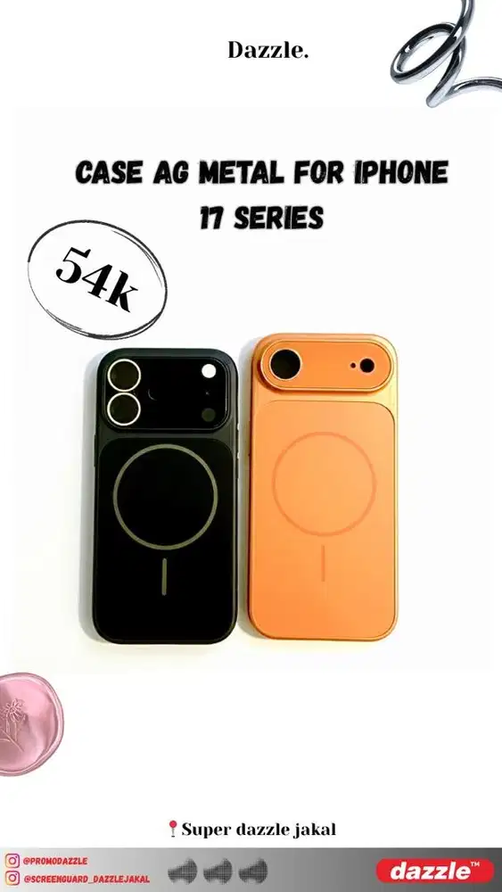 Case AG Metal for iphone 17 Series