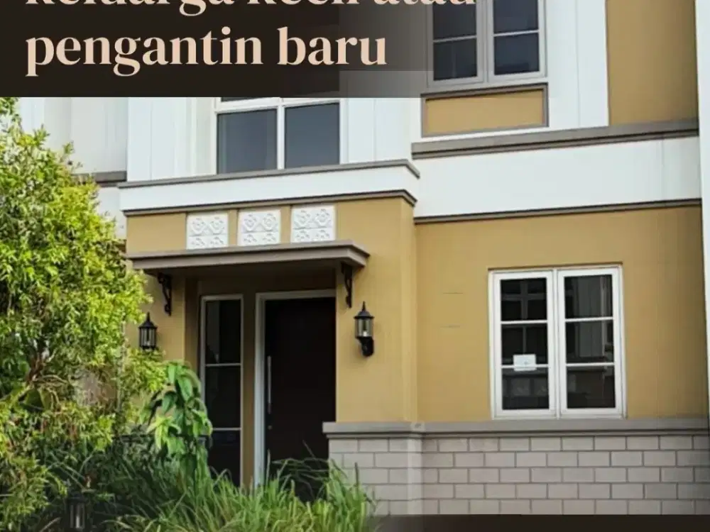 Rumah rapi, nyaman, dan siap huni Cocok untuk keluarga kecil atau pasangan muda Hadap Timur Laut, rumah terasa terang dan adem