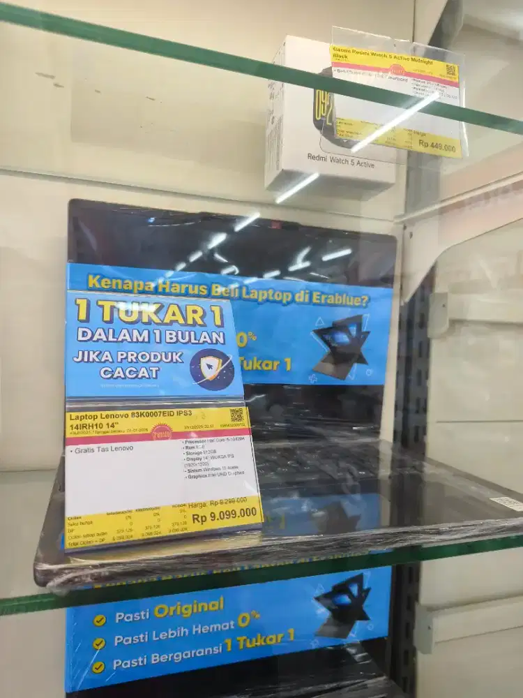 Cicilan Laptop Lenovo Core i5 memory 512GB