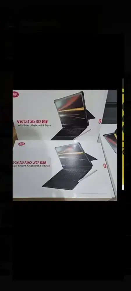 Tablet itel vista tab 30 GT bonus flipcase keyboard stylus pen