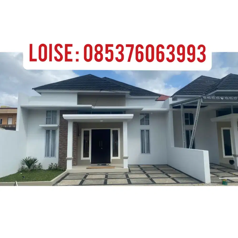 Rumah Type 90 Tengah Kota Simpang Tiga jl.Unggas